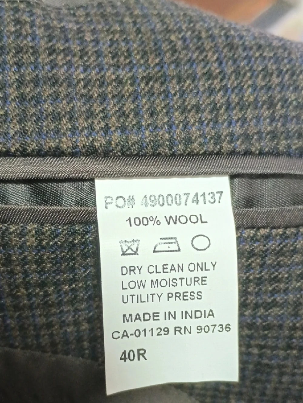 Ralph Lauren Men's Dark Charcoal Gray Sport Coat